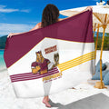 Brisbane Broncos Rugby Sarong NRL 4th Premiers Proud - Aussie Hoodie