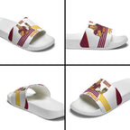Brisbane Broncos Rugby Slide Sandals NRL 4th Premiers Proud - Aussie Hoodie