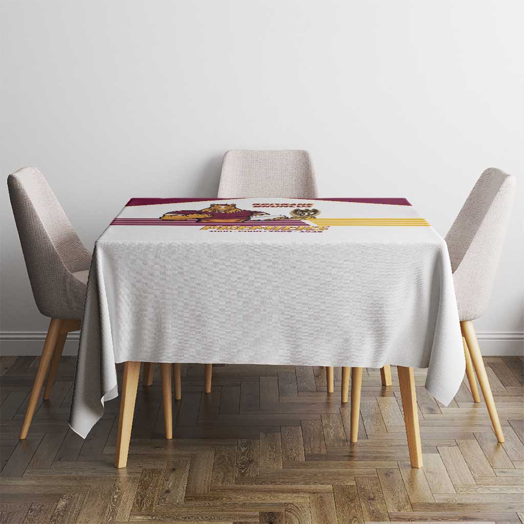 Brisbane Broncos Rugby Tablecloth NRL 4th Premiers Proud - Aussie Hoodie