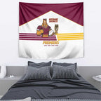 Brisbane Broncos Rugby Tapestry NRL 4th Premiers Proud - Aussie Hoodie