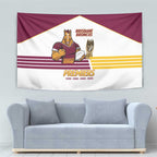 Brisbane Broncos Rugby Tapestry NRL 4th Premiers Proud - Aussie Hoodie