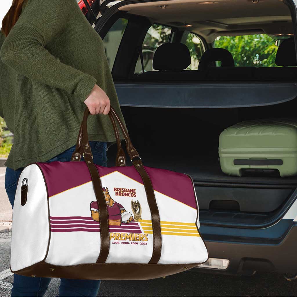 Brisbane Broncos Rugby Travel Bag NRL 4th Premiers Proud - Aussie Hoodie