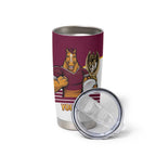 Brisbane Broncos Rugby Personalised Tumbler Cup NRL 4th Premiers Proud - Aussie Hoodie