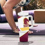 Brisbane Broncos Rugby Personalised Tumbler With Handle NRL 4th Premiers Proud - Aussie Hoodie