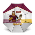Brisbane Broncos Rugby Umbrella NRL 4th Premiers Proud - Aussie Hoodie