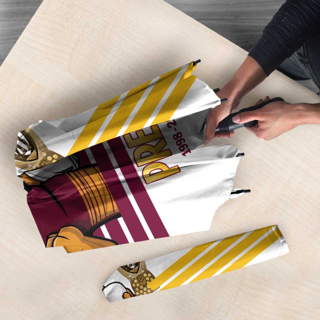 Brisbane Broncos Rugby Umbrella NRL 4th Premiers Proud - Aussie Hoodie