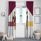 Brisbane Broncos Rugby Window Curtain NRL 4th Premiers Proud - Aussie Hoodie