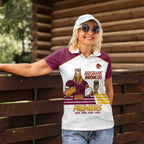 Brisbane Broncos Rugby Personalised Women Polo Shirt NRL 4th Premiers Proud - Aussie Hoodie