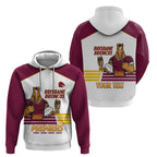 Brisbane Broncos Rugby Personalised Zip Hoodie NRL 4th Premiers Proud - Aussie Hoodie