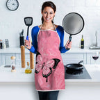 Personalised Australia Breast Cancer Awareness Apron Pink Ribbon Butterfly Opal Pattern - Aussie Hoodie