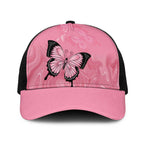 Australia Breast Cancer Awareness Baseball Net Cap Pink Ribbon Butterfly Opal Pattern - Aussie Hoodie