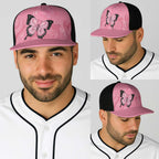Australia Breast Cancer Awareness Baseball Net Cap Pink Ribbon Butterfly Opal Pattern - Aussie Hoodie