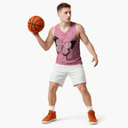 Personalised Australia Breast Cancer Awareness Basketball Jersey Pink Ribbon Butterfly Opal Pattern - Aussie Hoodie