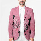 Personalised Australia Breast Cancer Awareness Blazer Pink Ribbon Butterfly Opal Pattern - Aussie Hoodie