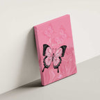 Personalised Australia Breast Cancer Awareness Canvas Wall Art Pink Ribbon Butterfly Opal Pattern - Aussie Hoodie