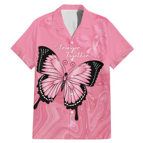 Personalised Australia Breast Cancer Awareness Family Matching Mermaid Dress and Hawaiian Shirt Pink Ribbon Butterfly Opal Pattern - Aussie Hoodie