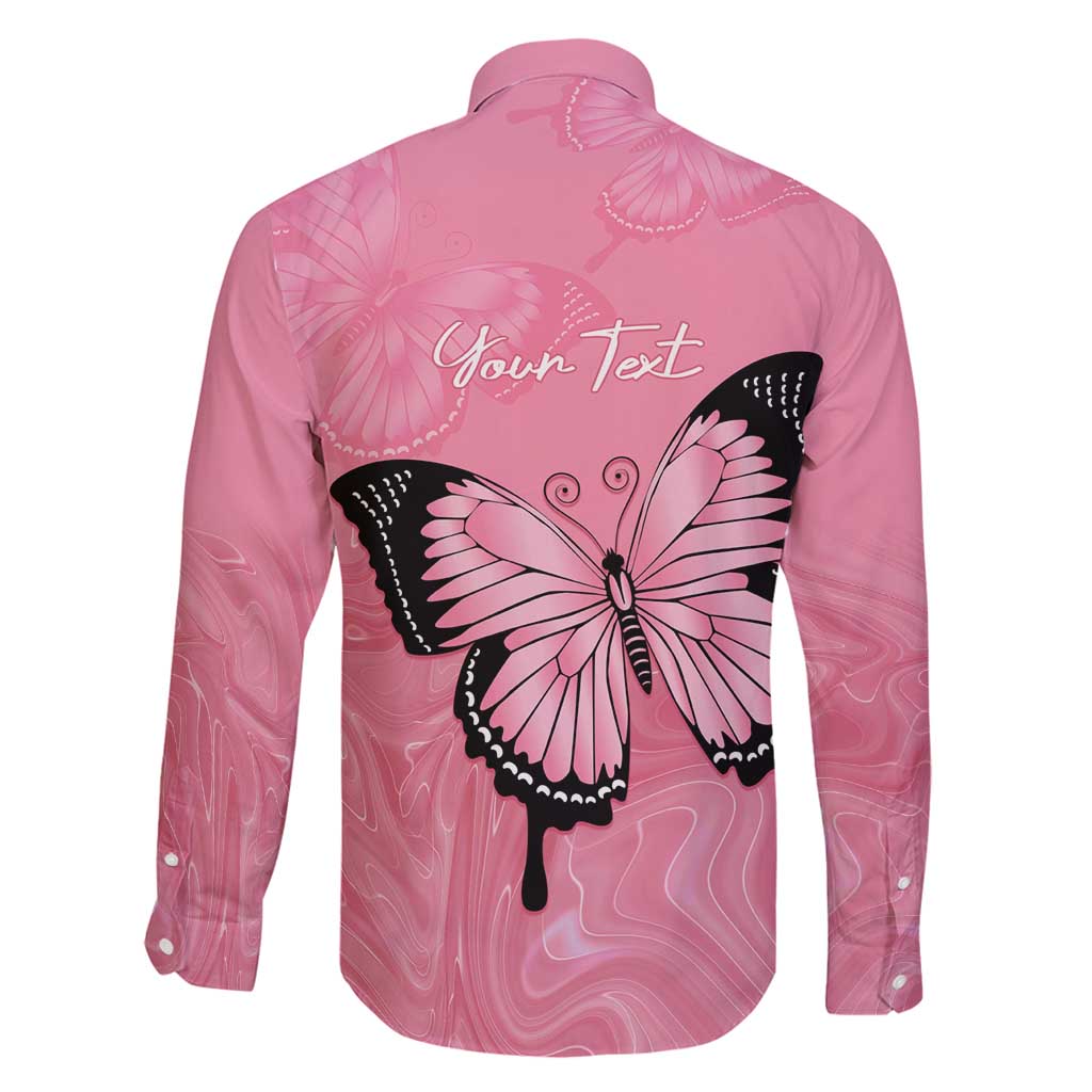 Personalised Australia Breast Cancer Awareness Family Matching Off Shoulder Short Dress and Hawaiian Shirt Pink Ribbon Butterfly Opal Pattern - Aussie Hoodie