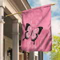 Personalised Australia Breast Cancer Awareness Garden Flag Pink Ribbon Butterfly Opal Pattern - Aussie Hoodie