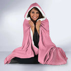 Personalised Australia Breast Cancer Awareness Hooded Blanket Pink Ribbon Butterfly Opal Pattern - Aussie Hoodie