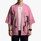 Personalised Australia Breast Cancer Awareness Kimono Pink Ribbon Butterfly Opal Pattern - Aussie Hoodie