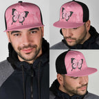 Australia Breast Cancer Awareness Mesh Trucker Cap Pink Ribbon Butterfly Opal Pattern - Aussie Hoodie