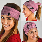 Personalised Australia Breast Cancer Awareness Neck Gaiter Pink Ribbon Butterfly Opal Pattern - Aussie Hoodie