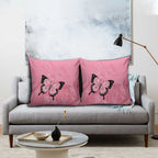 Personalised Australia Breast Cancer Awareness Pillow Cover Pink Ribbon Butterfly Opal Pattern - Aussie Hoodie