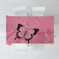 Personalised Australia Breast Cancer Awareness Tablecloth Pink Ribbon Butterfly Opal Pattern - Aussie Hoodie