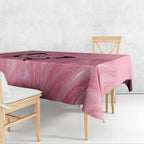 Personalised Australia Breast Cancer Awareness Tablecloth Pink Ribbon Butterfly Opal Pattern - Aussie Hoodie