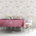 Personalised Australia Breast Cancer Awareness Tablecloth Pink Ribbon Butterfly Opal Pattern - Aussie Hoodie