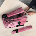 Personalised Australia Breast Cancer Awareness Umbrella Pink Ribbon Butterfly Opal Pattern - Aussie Hoodie