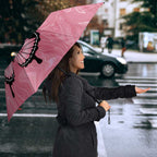 Personalised Australia Breast Cancer Awareness Umbrella Pink Ribbon Butterfly Opal Pattern - Aussie Hoodie