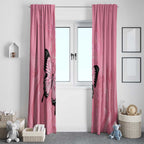 Personalised Australia Breast Cancer Awareness Window Curtain Pink Ribbon Butterfly Opal Pattern - Aussie Hoodie