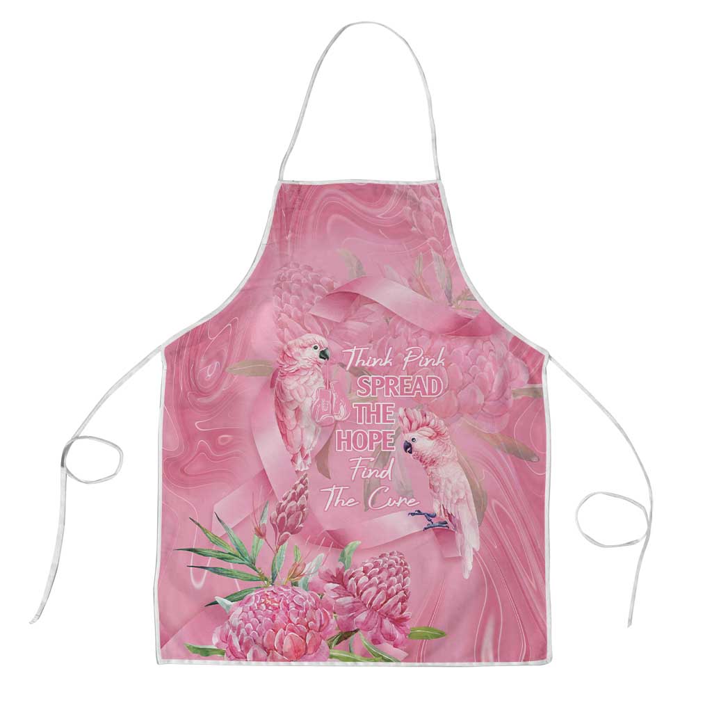 Australia Breast Cancer Awareness Apron Think Pink Cockatoos Ribbon - Aussie Hoodie