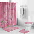 Australia Breast Cancer Awareness Bathroom Set Think Pink Cockatoos Ribbon - Aussie Hoodie