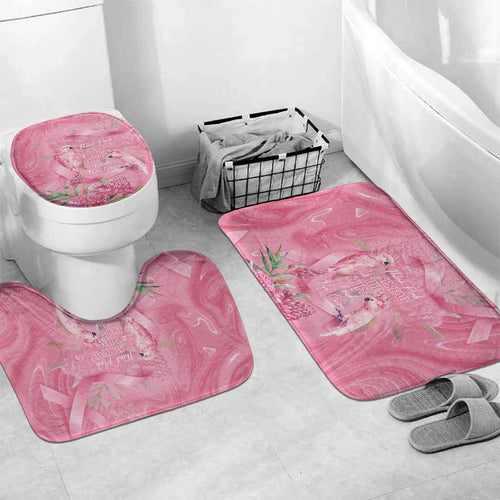 Australia Breast Cancer Awareness Bathroom Set Think Pink Cockatoos Ribbon - Aussie Hoodie