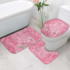 Australia Breast Cancer Awareness Bathroom Set Think Pink Cockatoos Ribbon - Aussie Hoodie
