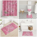 Australia Breast Cancer Awareness Bathroom Set Think Pink Cockatoos Ribbon - Aussie Hoodie