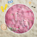 Australia Breast Cancer Awareness Beach Blanket Think Pink Cockatoos Ribbon - Aussie Hoodie