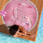 Australia Breast Cancer Awareness Beach Blanket Think Pink Cockatoos Ribbon - Aussie Hoodie