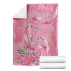 Australia Breast Cancer Awareness Blanket Think Pink Cockatoos Ribbon - Aussie Hoodie