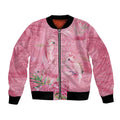 Australia Breast Cancer Awareness Bomber Jacket Think Pink Cockatoos Ribbon - Aussie Hoodie
