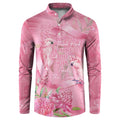 Australia Breast Cancer Awareness Button Sweatshirt Think Pink Cockatoos Ribbon - Aussie Hoodie