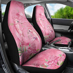 Australia Breast Cancer Awareness Car Seat Cover Think Pink Cockatoos Ribbon - Aussie Hoodie