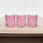 Australia Breast Cancer Awareness Ceramic Mug Think Pink Cockatoos Ribbon - Aussie Hoodie