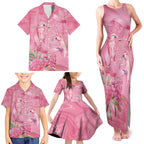 Australia Breast Cancer Awareness Family Matching Tank Maxi Dress and Hawaiian Shirt Think Pink Cockatoos Ribbon - Aussie Hoodie