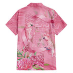 Australia Breast Cancer Awareness Family Matching Tank Maxi Dress and Hawaiian Shirt Think Pink Cockatoos Ribbon - Aussie Hoodie