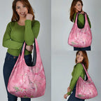 Australia Breast Cancer Awareness Grocery Bag Think Pink Cockatoos Ribbon - Aussie Hoodie