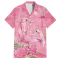 Australia Breast Cancer Awareness Hawaiian Shirt Think Pink Cockatoos Ribbon - Aussie Hoodie