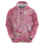 Australia Breast Cancer Awareness Hoodie Think Pink Cockatoos Ribbon - Aussie Hoodie